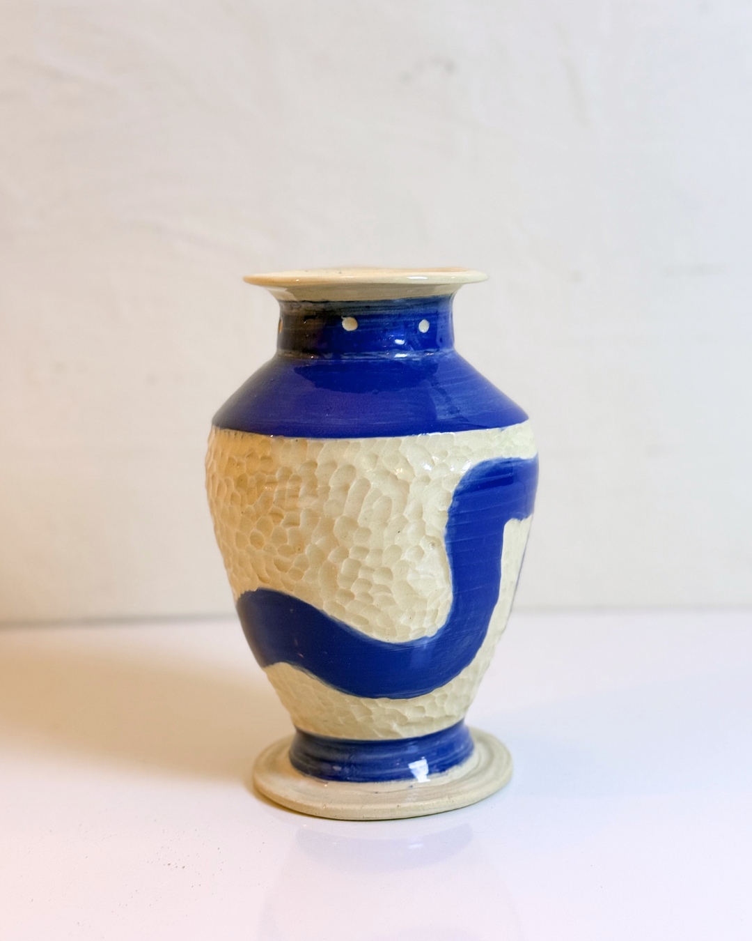 Blue Ouroboros Vase