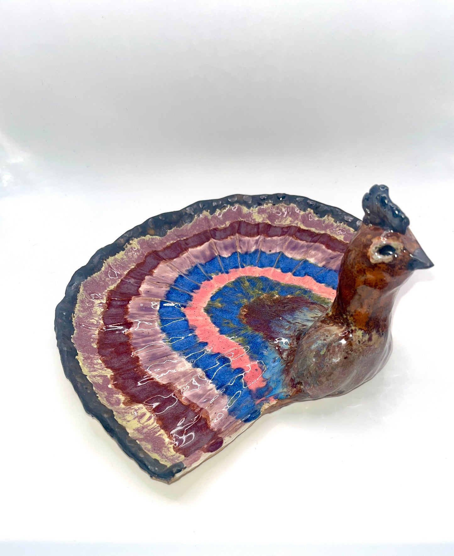 Peacock Platter - Lorena Montero