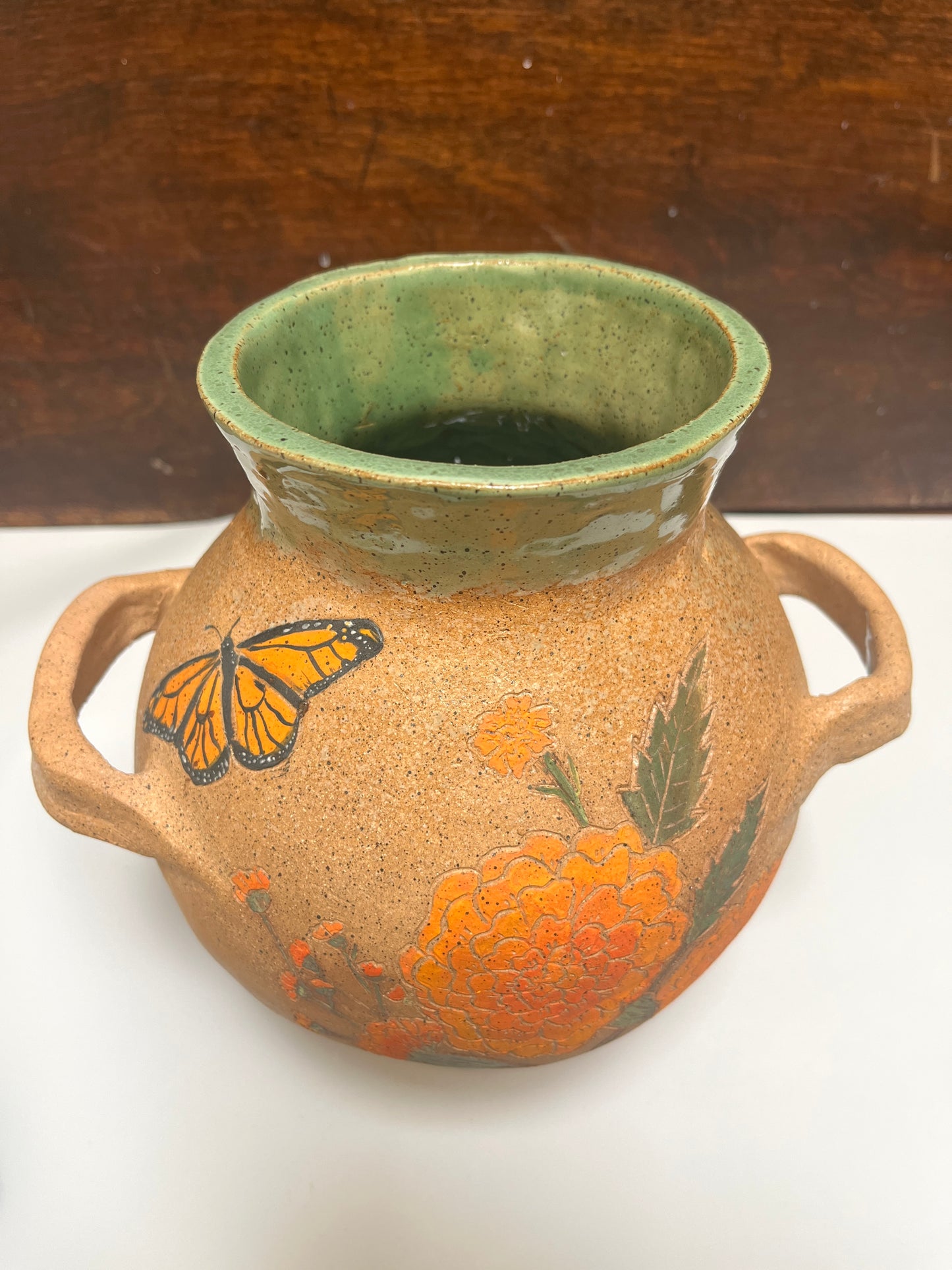 Marigold Altar Vase - Alma de Aztlan