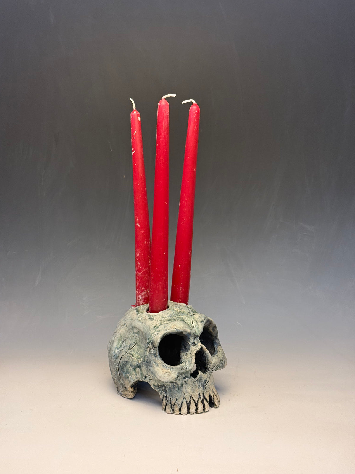 Skull Candle Holder | Taper Candle Holder