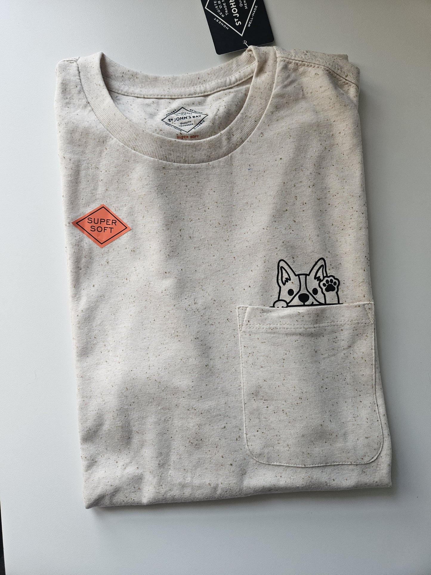 Unisex Small Greeting Pup Shirt - Sonia Khathate