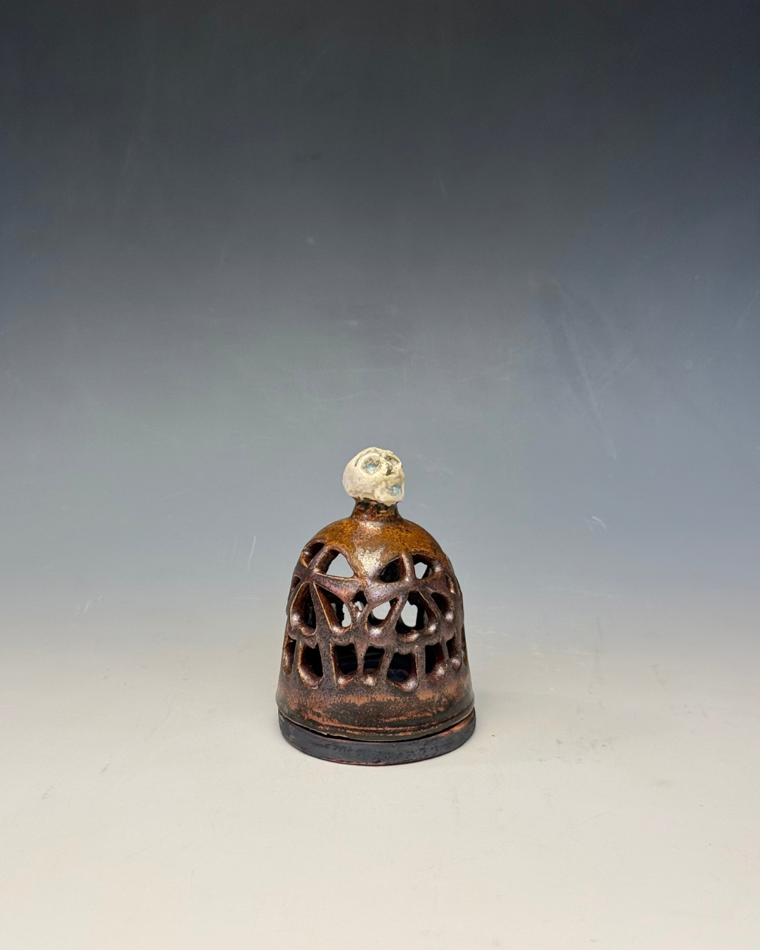 Skull Censer | Handmade Ceramic Incense Cone Burner