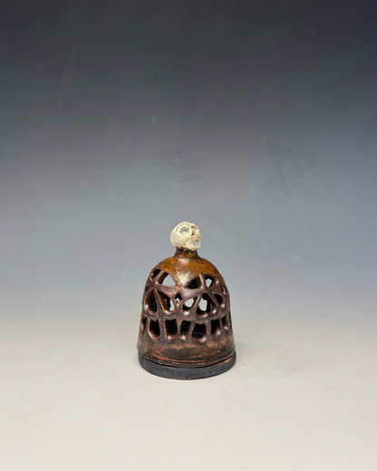 Skull Censer | Handmade Ceramic Incense Cone Burner