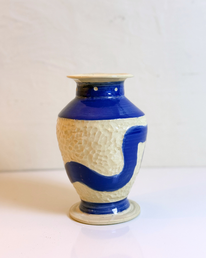 Blue Ouroboros Vase
