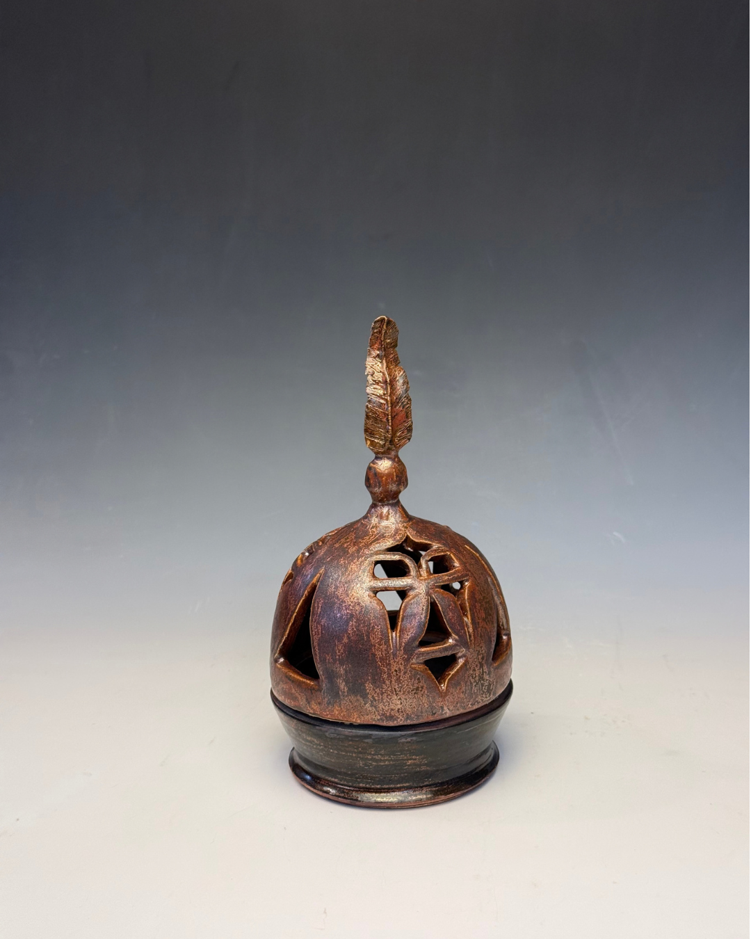 Feather Censer | Handmade Ceramic Incense Cone Burner