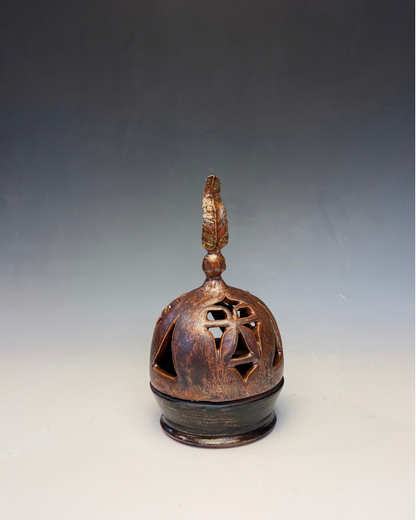 Feather Censer | Handmade Ceramic Incense Cone Burner
