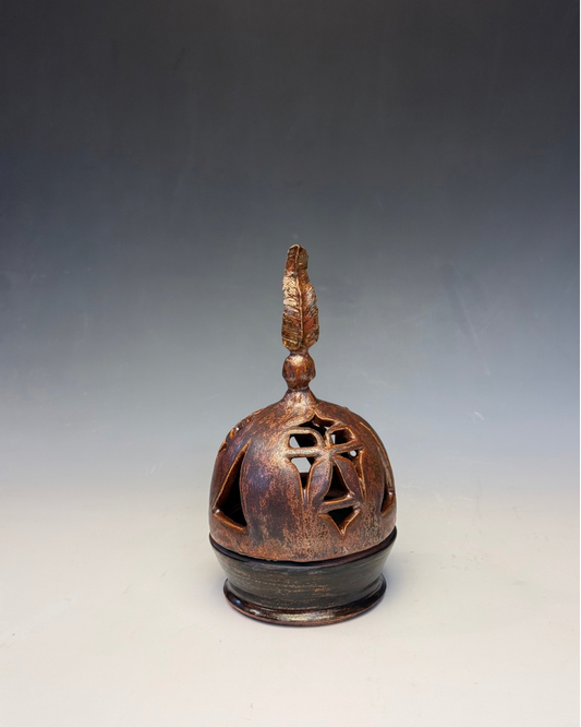 Feather Censer | Handmade Ceramic Incense Cone Burner