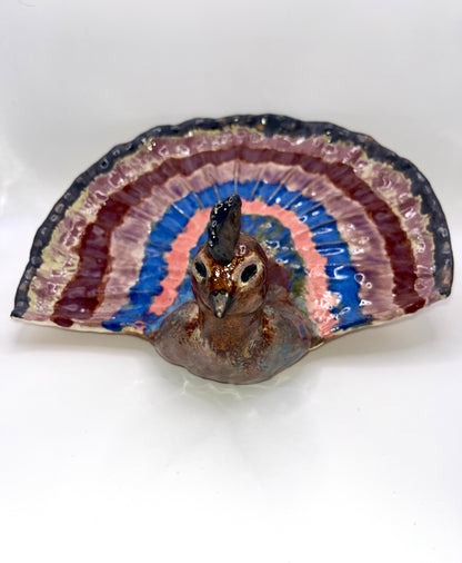 Peacock Platter - Lorena Montero