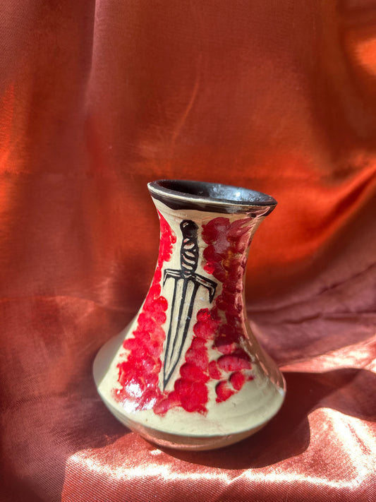 Sword and Dagger Vase