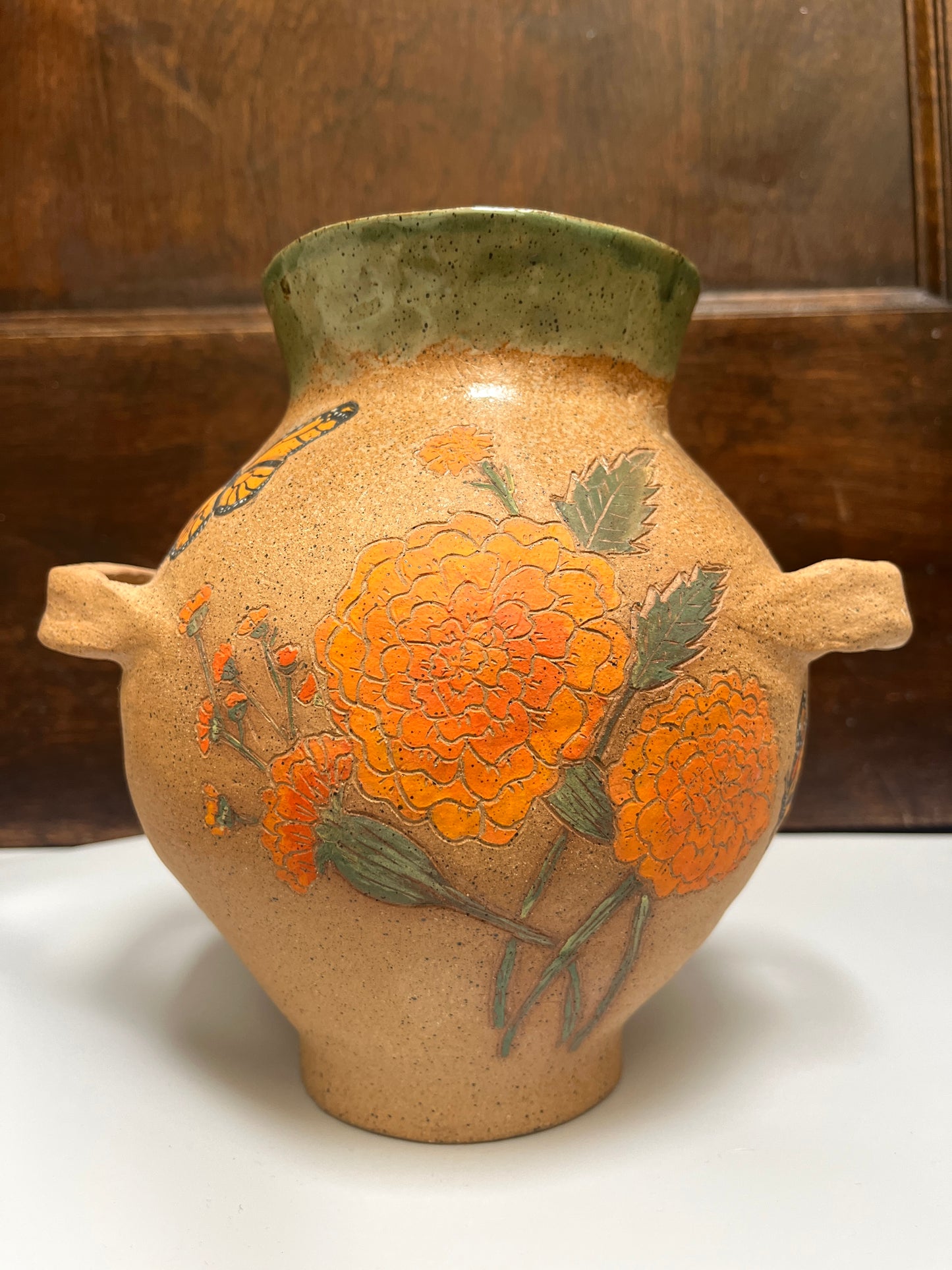 Marigold Altar Vase - Alma de Aztlan