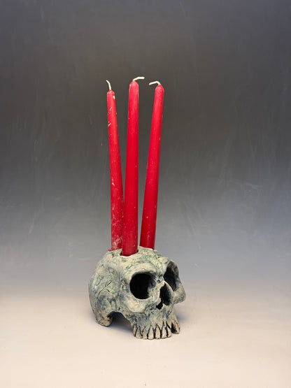 Skull Candle Holder | Taper Candle Holder