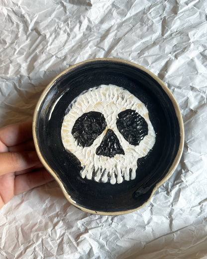 Skull Spoon Rest + Garlic Grater