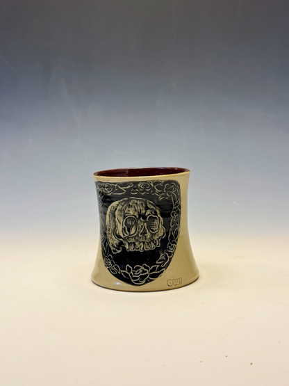 Skull & Flowers Cup